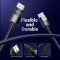 Кабель UGREEN DP114 DP 1.4 Male to Male Plastic Case Braided Cable DisplayPort 5м Black (80394)