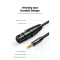 Кабель UGREEN AV182 mini-jack 3.5 mm - XLR 2м Black (20244)