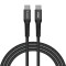 Кабель VERBATIM Sync & Charge Magnetic Cable Type-C to Type-C 100W 1.2м Black (31863)