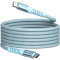 Кабель VERBATIM Sync & Charge Magnetic Cable Type-C to Type-C 100W 1.2м Blue (31856)
