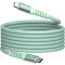 Кабель VERBATIM Sync & Charge Magnetic Cable Type-C to Type-C 100W 1.2м Green (31855)