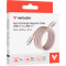 Кабель VERBATIM Sync & Charge Magnetic Cable Type-C to Type-C 100W 1.2м Pink (31857)