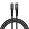 Кабель VERBATIM Sync & Charge Magnetic Cable Type-C to Type-C 60W 1.2м Black (31859)