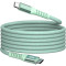 Кабель VERBATIM Sync & Charge Magnetic Cable Type-C to Type-C 60W 1.2м Green (31864)