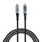 Кабель VERBATIM Sync & Charge Power Display Cable Type-C to Type-C PD 100W 1.2м Black (31848)