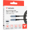 Кабель VERBATIM USB4.0 Sync & Charge Power Display Cable Type-C to Type-C PD 240W 1.2м Black (31849)