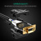 Кабель UGREEN VG101 1080P Male to Male Cable VGA 3м Black (11631)