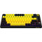 Клавіатура бездротова LORGAR KBP7075W Black/Yellow (LRG-KBP7075W-YL-US)