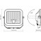 Прожектор LED на солнечной батарее с датчиком движения VIDEX VL-FSO4-205-S 5000K
