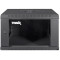 Настінна шафа 19" TRINIX TRX-6U/600X450X370 Black (6U, 600x450мм, RAL9004)