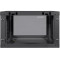Настінна шафа 19" TRINIX TRX-6U/600X450X370 Black (6U, 600x450мм, RAL9004)