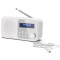 Портативный радиоприёмник SHARP DR-P420 Snowy White