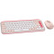 Комплект бездротовий LOGITECH Pop Icon Combo Rose (920-013142)