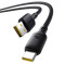 Кабель BASEUS Silky Series USB-A to Type-C 100W 1м Black (6932172668747)