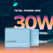 Зарядное устройство CANYON OnCharge 30CL 1xUSB-C 30W Blue (CNE-CHA30CLLBL)