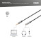 Кабель DIGITUS Audio Extension Cable mini-jack 3.5mm 3м Black (DB-510210-030-S)