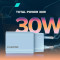 Зарядний пристрій CANYON OnCharge 30CL 1xUSB-C 30W Pink (CNE-CHA30CLPK)