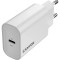 Зарядное устройство CANYON OnCharge 30CL 1xUSB-C 30W White (CNE-CHA30CLW)