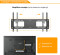 Крепление настенное для ТВ ITECH PLB-2B 43"-90" Black