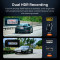 Автомобильный видеорегистратор с камерой заднего вида Xiaomi 70MAI Dash Cam 4K Omni X800 Black + Micro SD Card 128GB