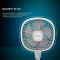Настільний портативний вентилятор CECOTEC Telescopic fan EnergySilence 1000 FoldAir Portable White