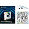 Вентилятор LIAN LI Uni Fan SL Wireless LCD 120 Reverse Blade White (G99.12RSLLCD1W1W.00)