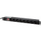 Блок розеток TRINIX 19", 1U, 8xSchuko, 16А, з вимикачем, 1.8м
