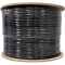 Кабель мережевий для зовнішньої прокладки GEAR FTP Cat.6 4x2x0.57 CCA Black 305м (GEC-FTPC6CCAOUT057305)