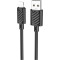 Кабель HOCO X88 Gratified USB-A to Lightning 1м Black