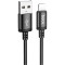 Кабель HOCO X89 Wind USB-A to Lightning 1м Black