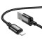 Кабель HOCO X89 Wind USB-A to Lightning 1м Black