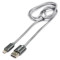 Кабель POWERPLANT USB2.0 AM/Apple Lightning Gray 1м (KD00AS1288)
