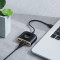 USB-хаб BASEUS Square Round 4-in-1 USB Hub Adapter Black (CAHUB-AY01)