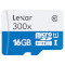Карта пам'яті LEXAR microSDHC High Performance 16GB UHS-I Class 10 + SD-adapter (LSDMI16GBB1EU300A)
