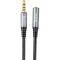 Кабель-удлинитель HOCO UPA20 mini-jack 3.5mm 1м Gray