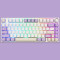Клавіатура бездротова AULA F75 Gasket Leobog Reaper Switch Purple (6978080501479)