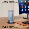 USB-хаб із вимикачами PROMATE GegaTower-60W 14-in-1 Fast Charge Multi-port USB-C Tower Hub with 5Gbps Data Transfer