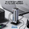 USB-хаб із вимикачами PROMATE GegaTower-60W 14-in-1 Fast Charge Multi-port USB-C Tower Hub with 5Gbps Data Transfer