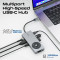 Порт-репликатор PROMATE ComandHub-Pro 14-in-1 Highspeed Multiport USB-C Hub with 100W PD Passthrough & Multimedia Controls