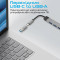 USB-хаб PROMATE LiteHub-4 4-in-1 Multi-Port USB-C Data Hub Gray