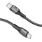 Кабель PROMATE FletchLink-CC USB-C to USB-C PD 60W 1.2м Black