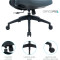 Кресло офисное OFFICEPRO Balance OC550-B-DG-DG Black/Dark Gray