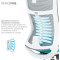 Крісло офісне OFFICEPRO Balance OC550-W-DG-BL White/Dark Gray/Blue