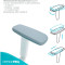 Крісло офісне OFFICEPRO Balance OC550-W-DG-BL White/Dark Gray/Blue