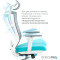 Крісло офісне OFFICEPRO Balance OC550-W-DG-BL White/Dark Gray/Blue