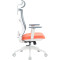 Крісло офісне OFFICEPRO Balance OC550-W-DG-OR White/Dark Gray/Orange