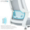 Кресло офисное OFFICEPRO Harmony OC310-W-LG-LG White/Light Gray