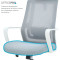 Кресло офисное OFFICEPRO Harmony OC310-W-LG-LG White/Light Gray