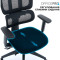 Крісло офісне OFFICEPRO Skyline OC580-B-B-B Black