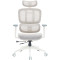 Крісло офісне OFFICEPRO Skyline OC680-W-LG-LG White/Light Gray